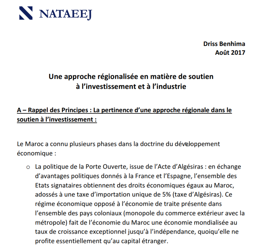 Approche regionalisee Investissement Industrie 08_2017