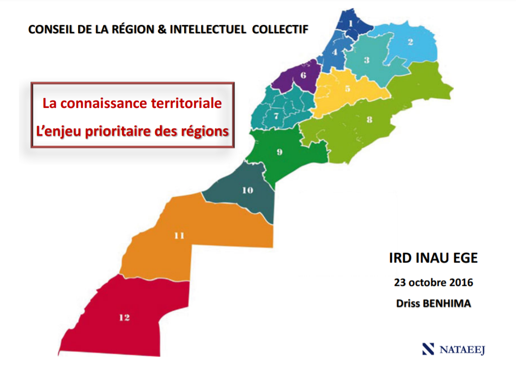 La regionalisation avancee IRD INAU EGE 23_10_2016